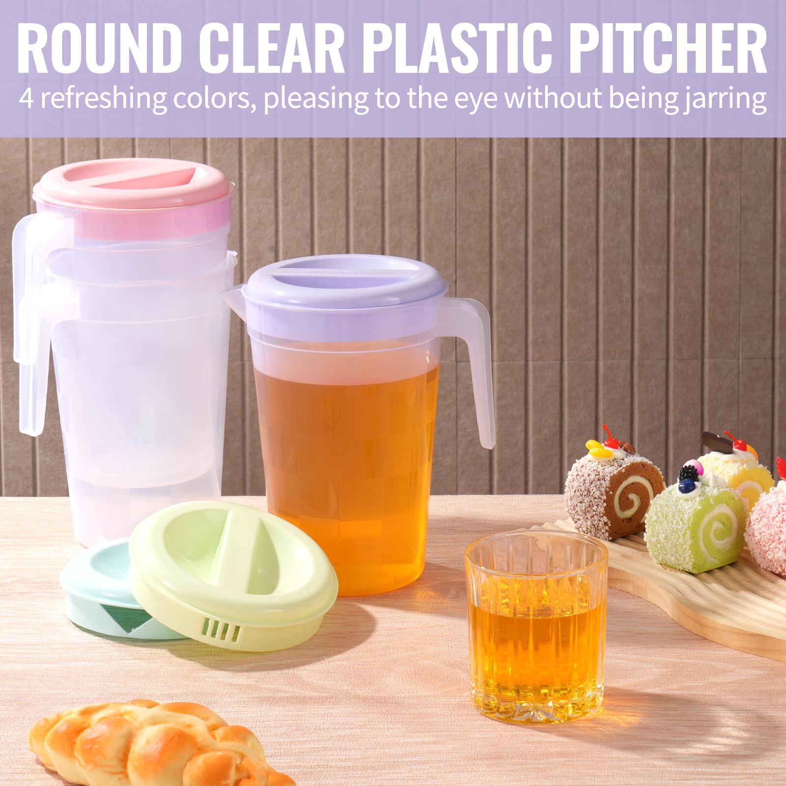 Stackable pitchers for organized storage