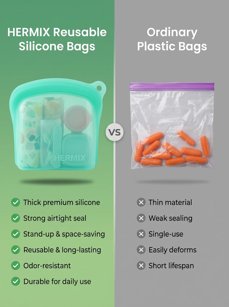 bpa-free silicone bags for safe storage