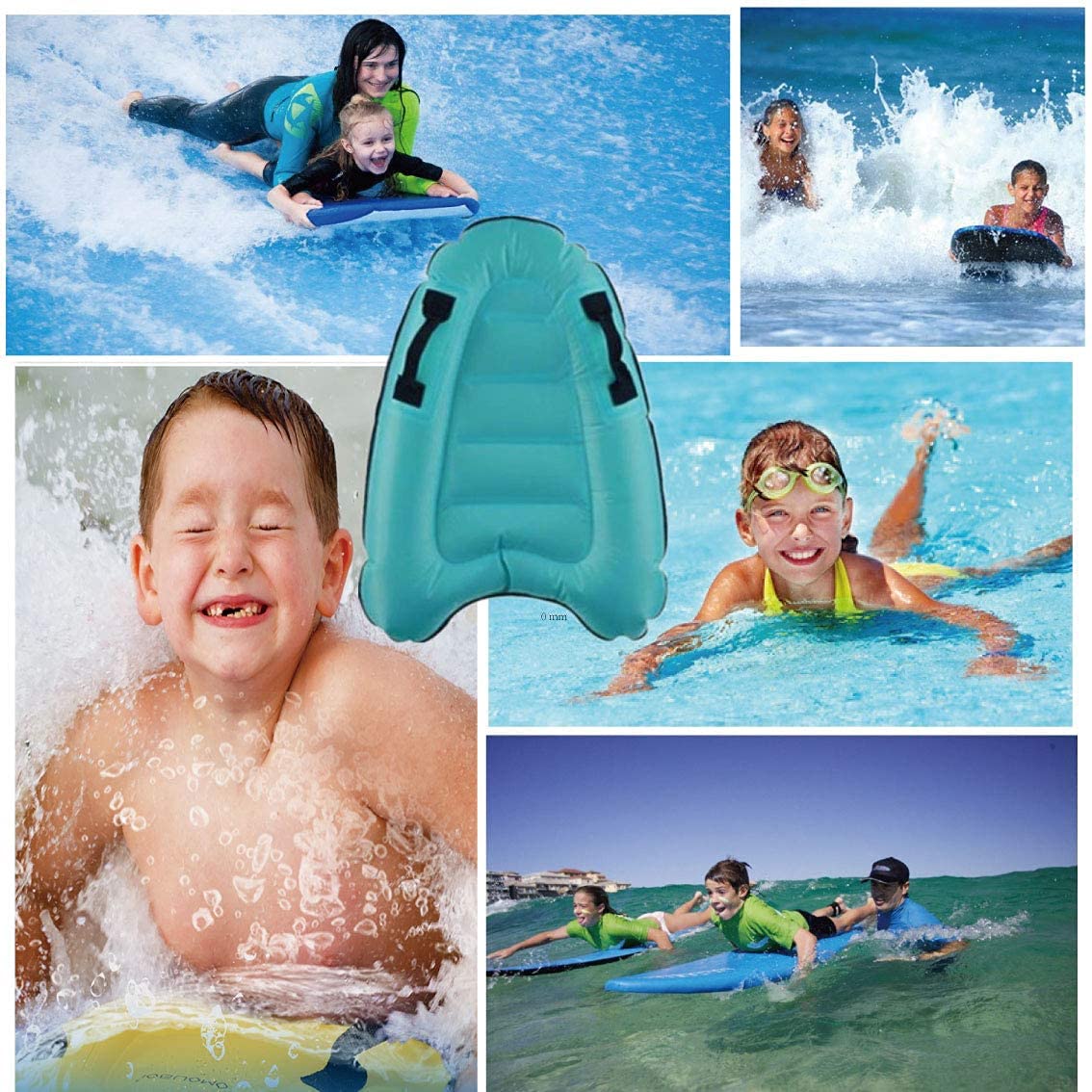 Learn to Swim inflatable board two color design