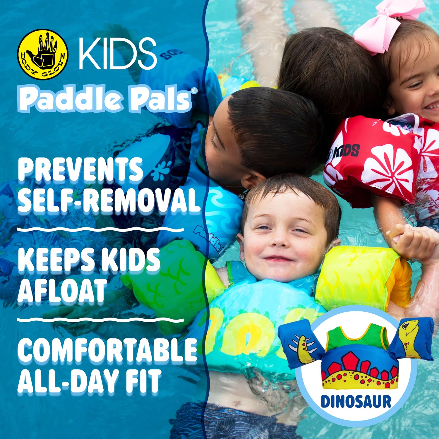 Back buckle strap on Paddle Pals life vest