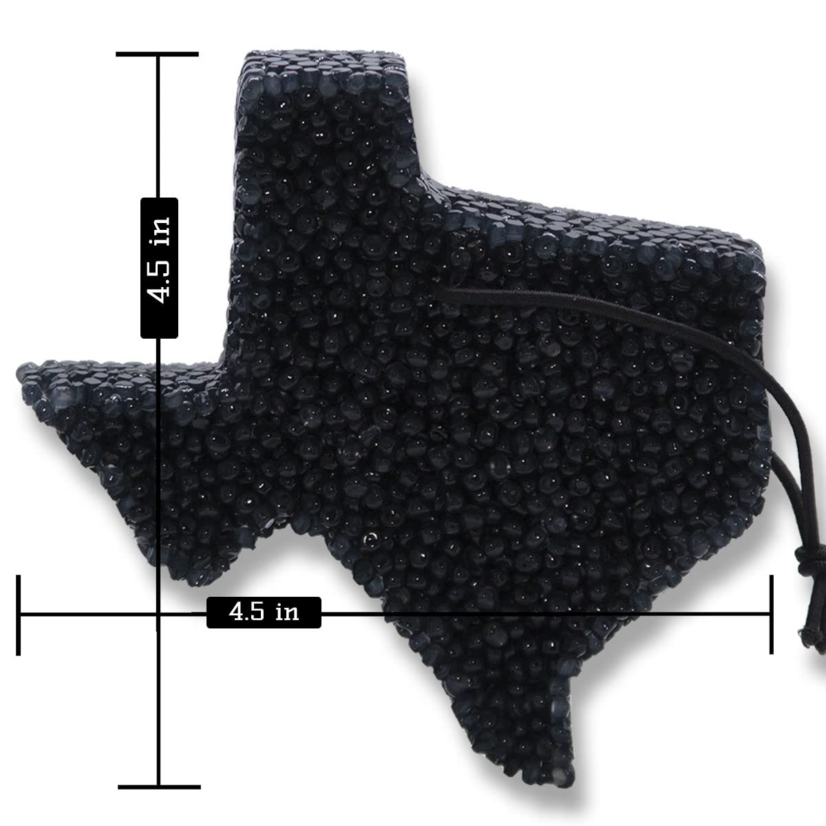 Leather aroma beads air freshener close up
