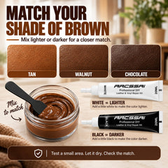 Leather and Vinyl Repair Kit for upholstery and auto interiors