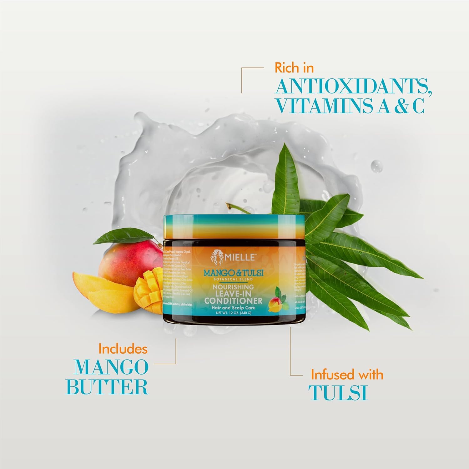 Mango Tulsi leave in conditioner for curl definition