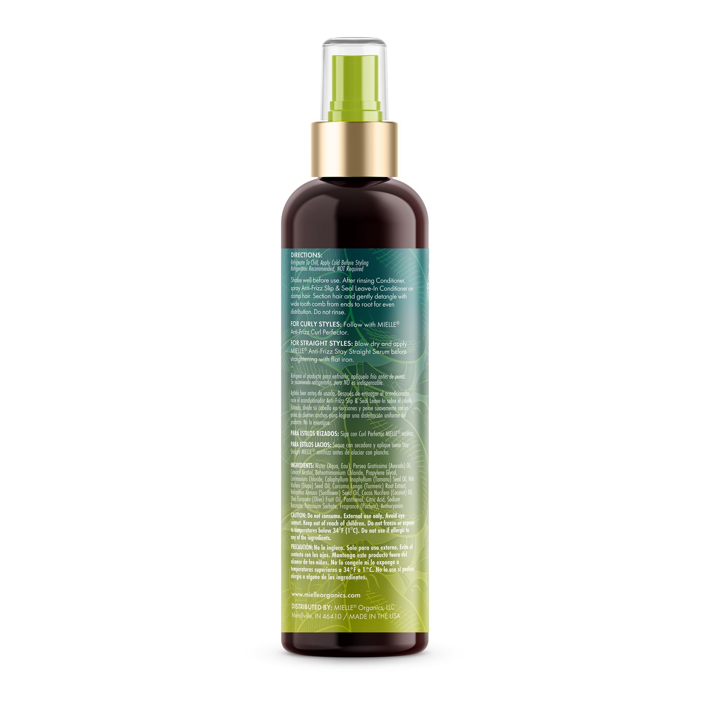 Detangling leave-in spray for dry damaged hair Mielle