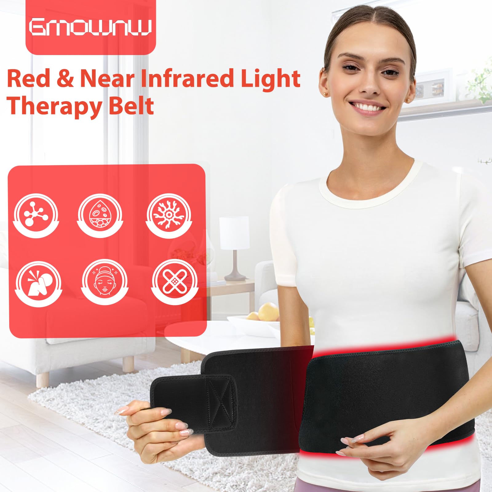 Gift ready packaging for infrared therapy belt