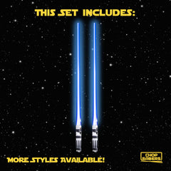 LR41 batteries included for lightsaber chopsticks