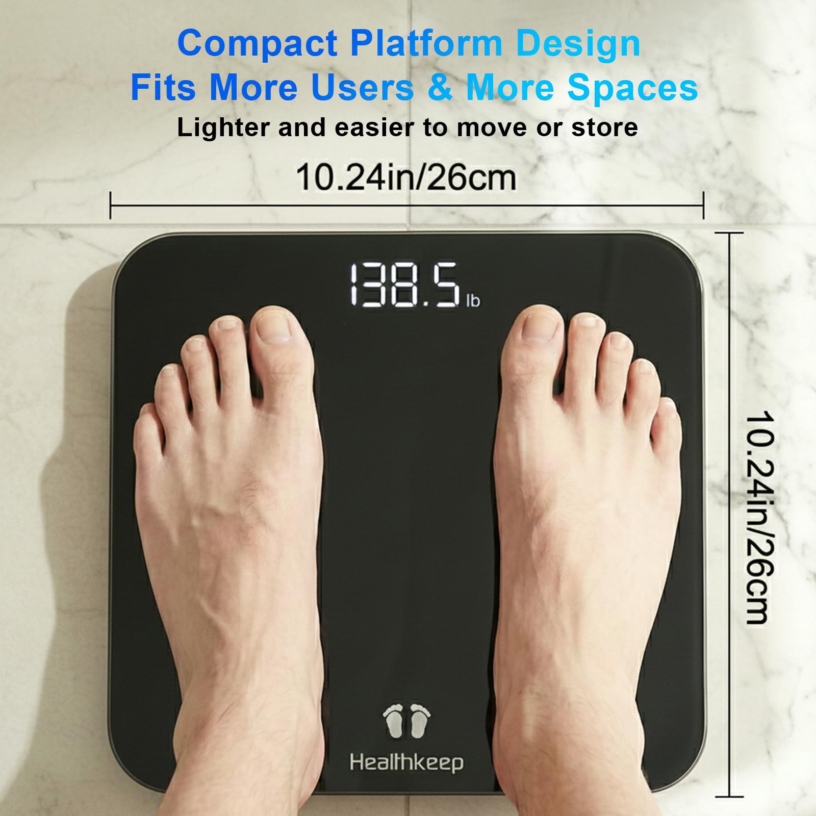 One-button unit switching kg lb st feature on scale
