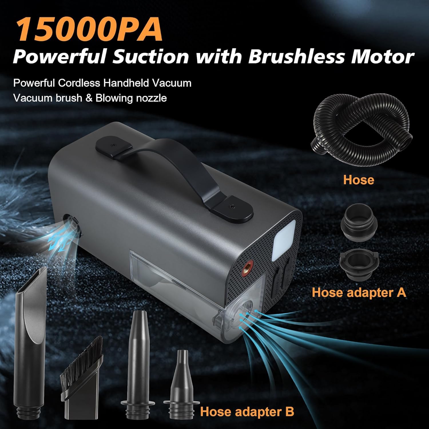 LED flashlight with SOS mode for roadside use