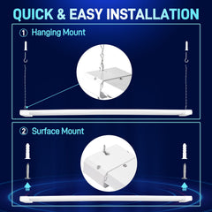 garages and workshops lighting 4ft led shop light