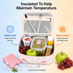 Waterproof polyester exterior of LEDAOU lunch box
