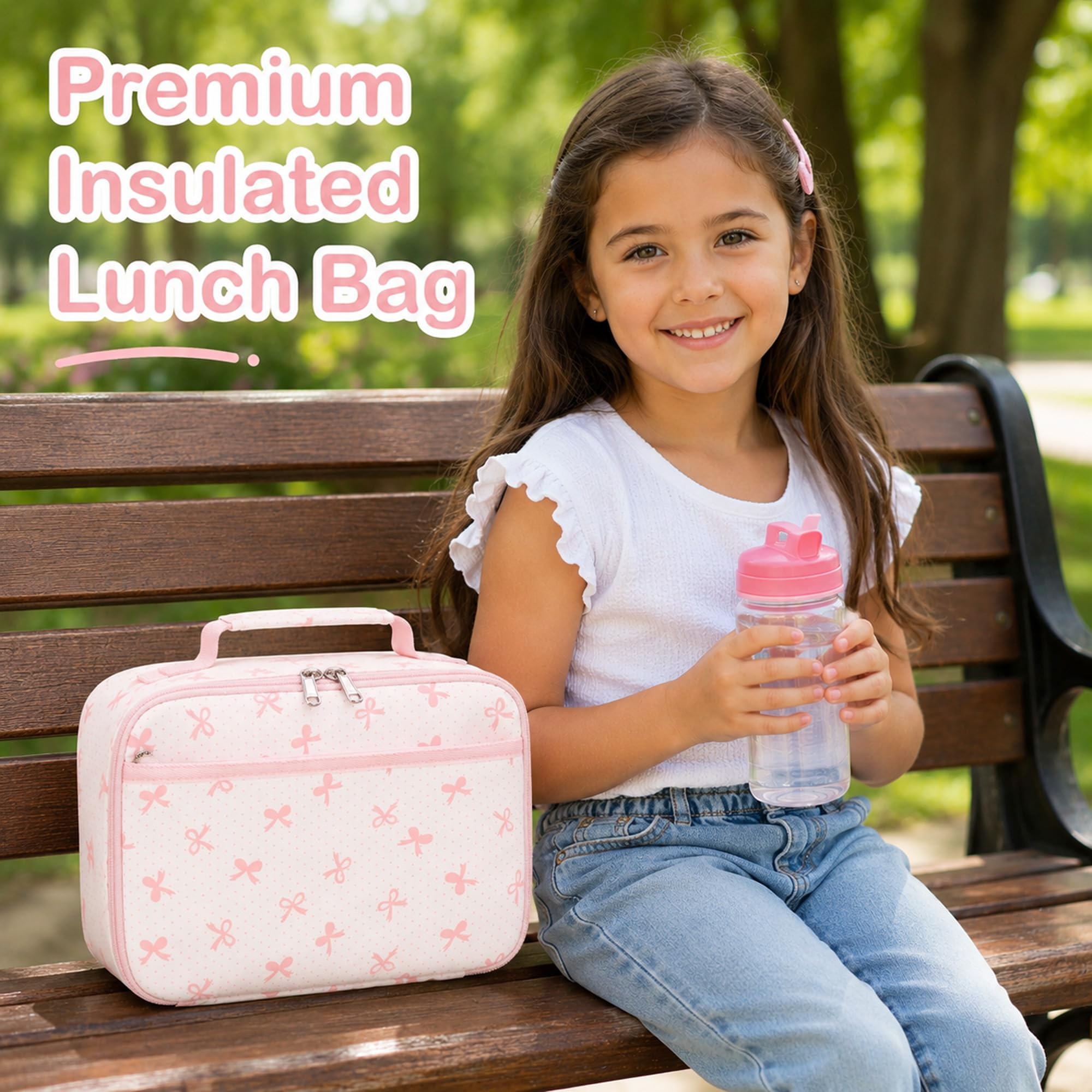 Reusable LEDAOU lunch box for travel and picnics