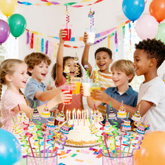LEDUO birthday party straw set decorative and functional