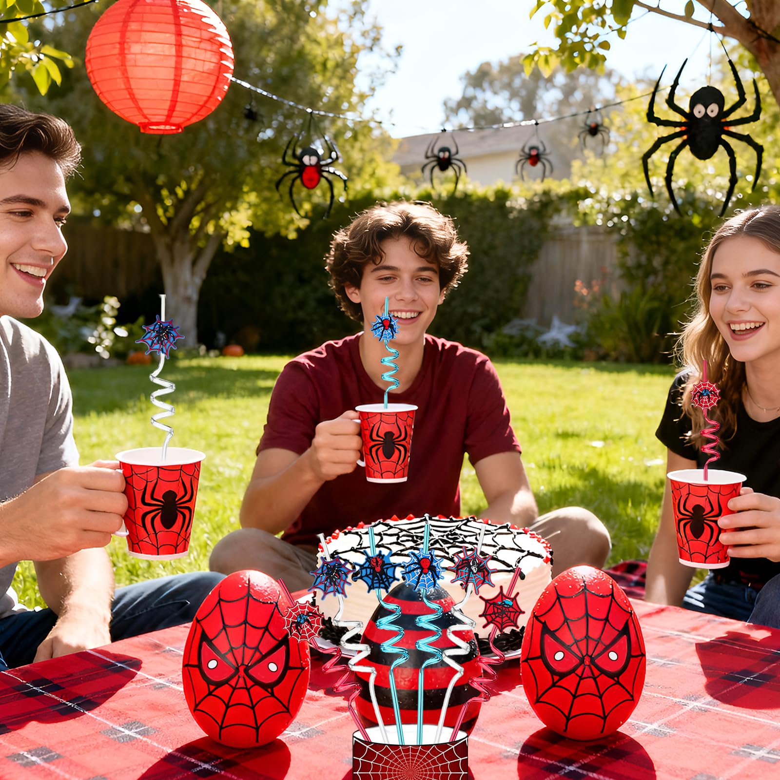 BPA-free plastic straw set for kids