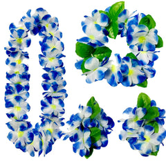 hawaiian leis wristbands 4 pieces