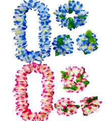 hawaiian leis headbands 2 pieces