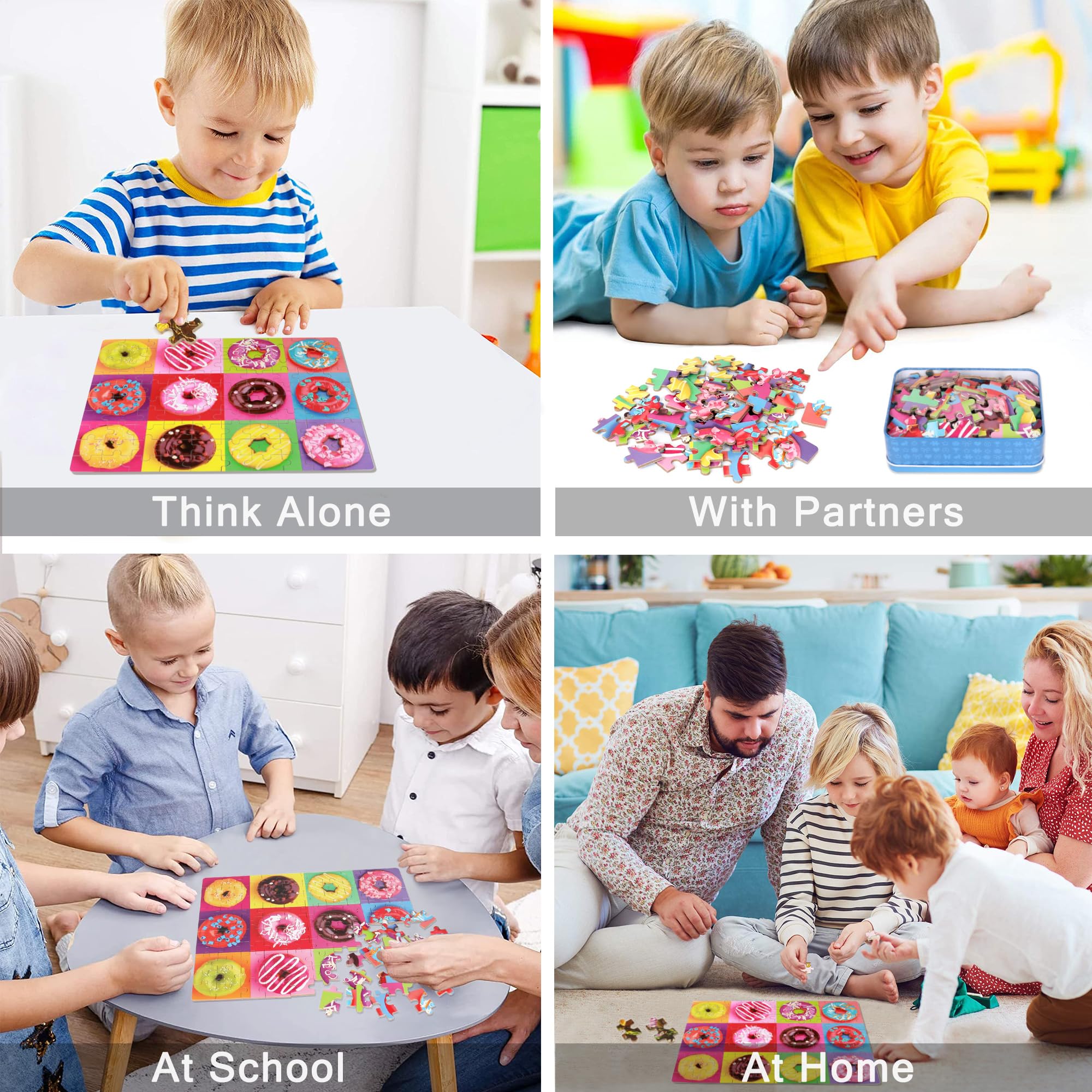 Non-toxic materials used in LELEMON puzzles for kids