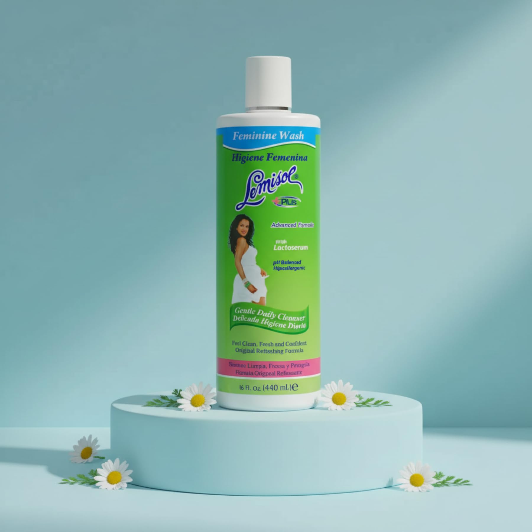 Lemisol Plus Feminine Wash Original Formula 16 Fl Oz product packaging