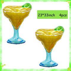Lemon fruit foil balloons part of 10Pcs set