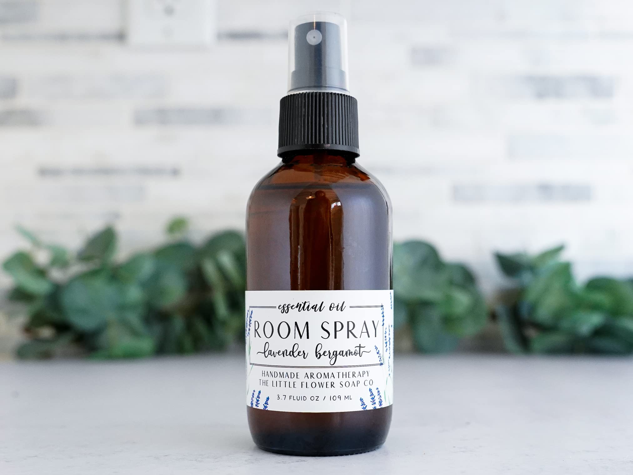 Lemon rosewood room spray bottle