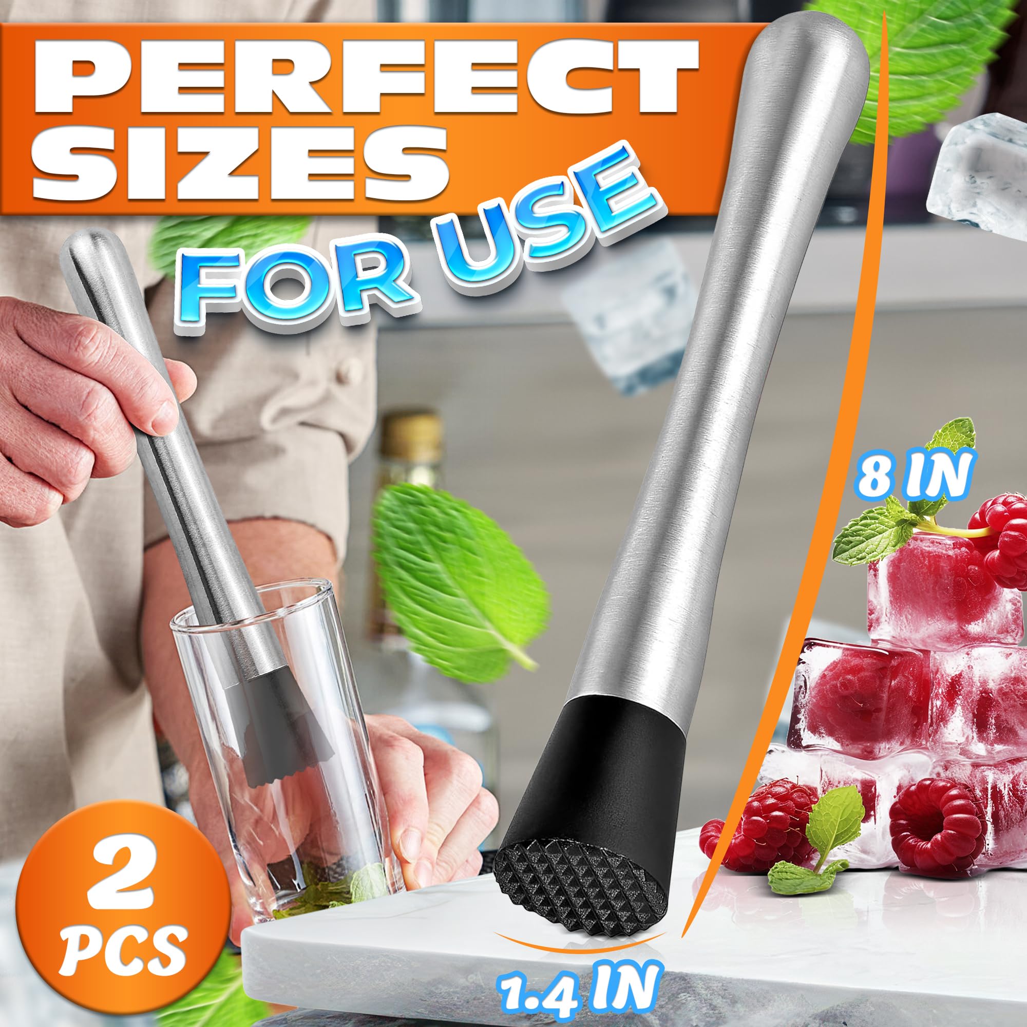 lemonade smasher muddler for drinks mixing