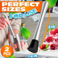 lemonade smasher muddler for drinks mixing