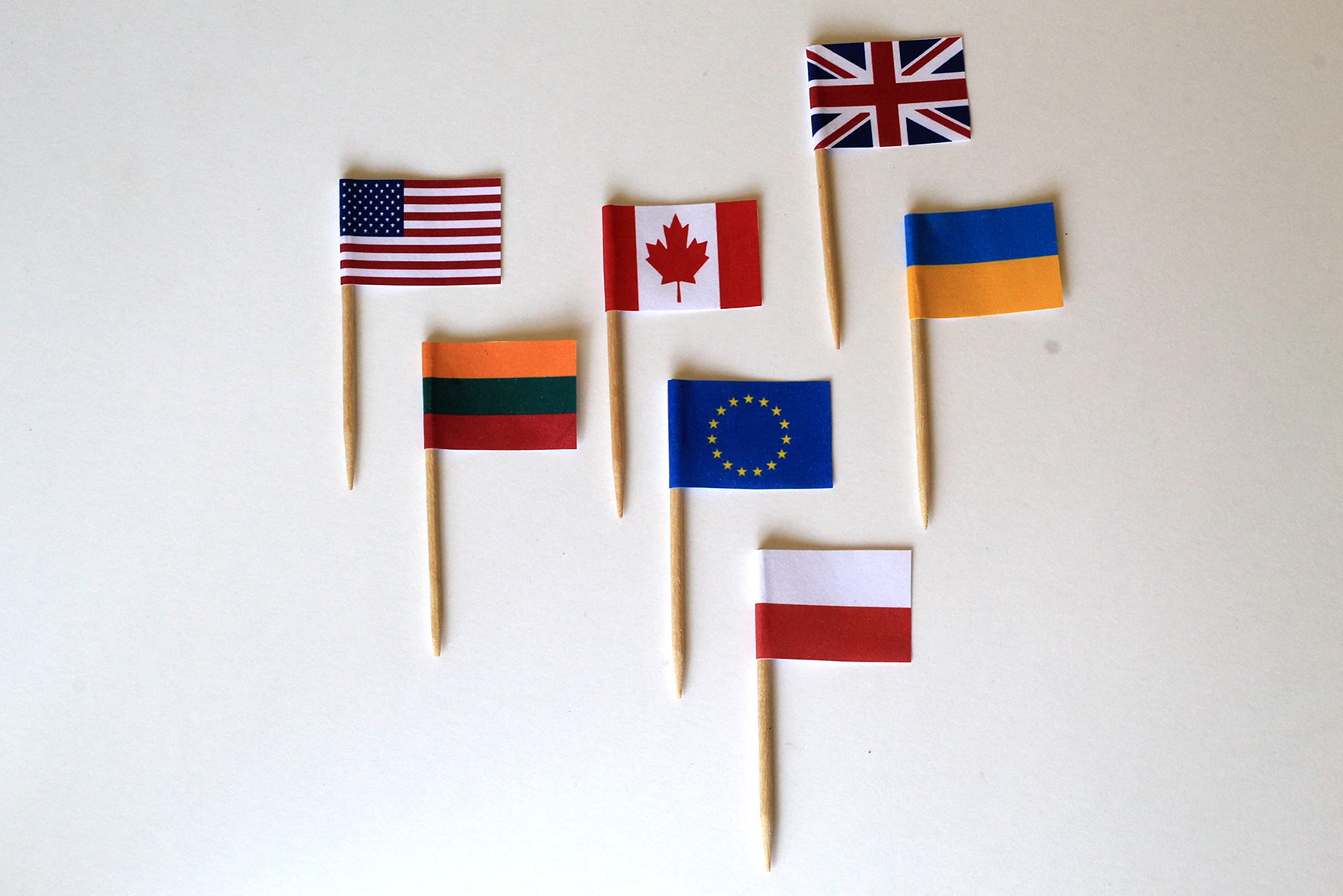 Patriotic flag prop by LenasMiniLand for USA Europe dollhouse scenes
