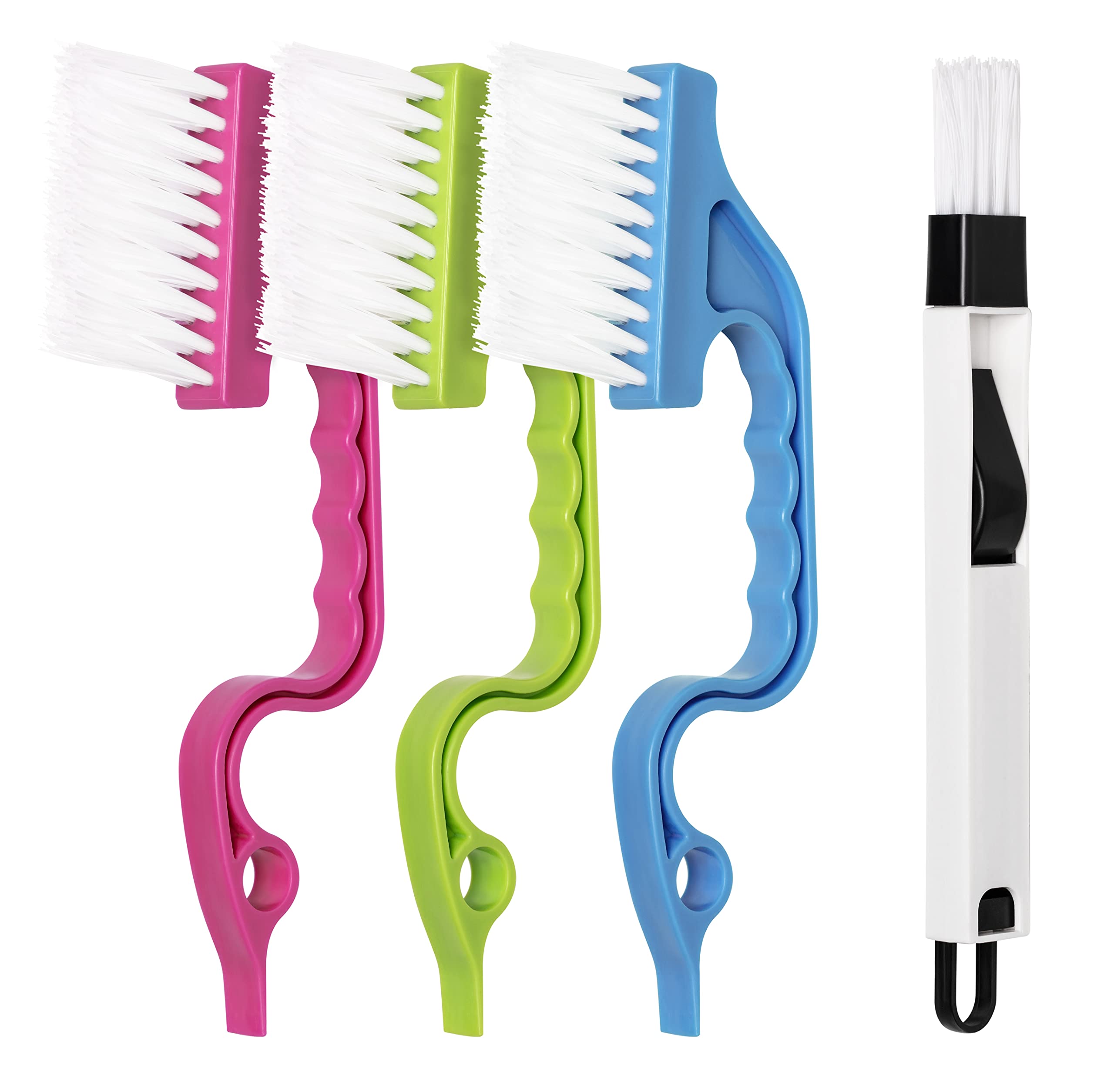 LEOBRO hand-held groove gap cleaning tools set of 4 brushes