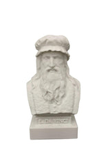 Leonardo da Vinci Bust decorative figure on desk