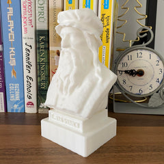 15 cm tall Leonardo da Vinci Bust PLA material display