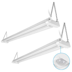 LEONLITE 2-Pack 4FT motion sensor LED shop light kit