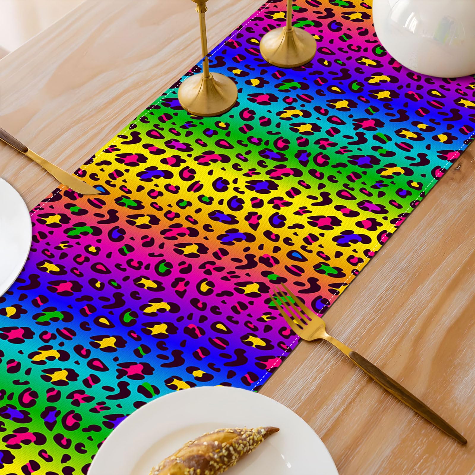 Reusable non shrinking fabric table runner for daily use