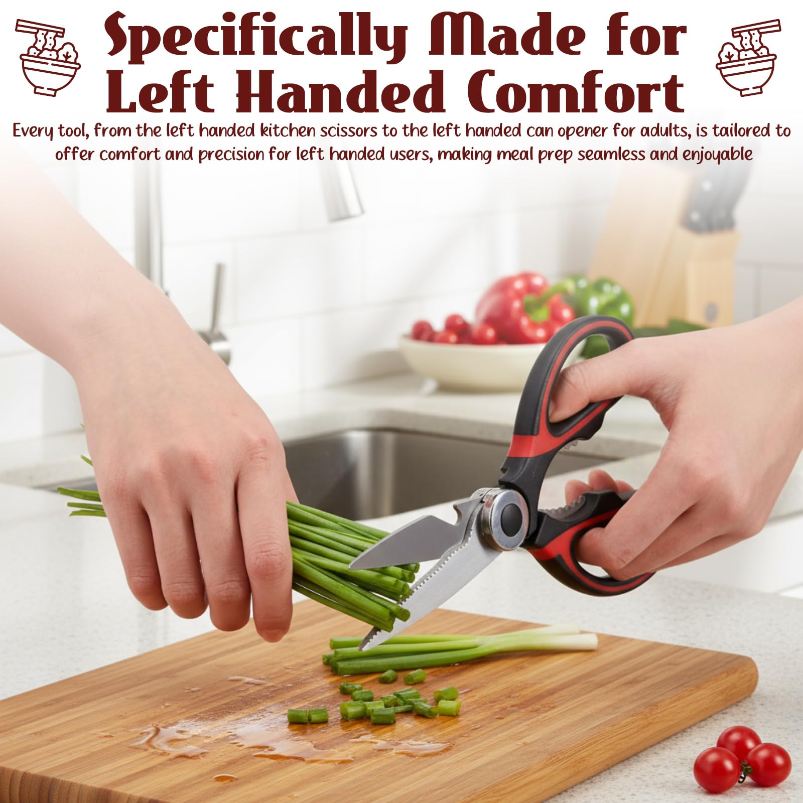 Left handed kitchen utensils Leriton adults set image