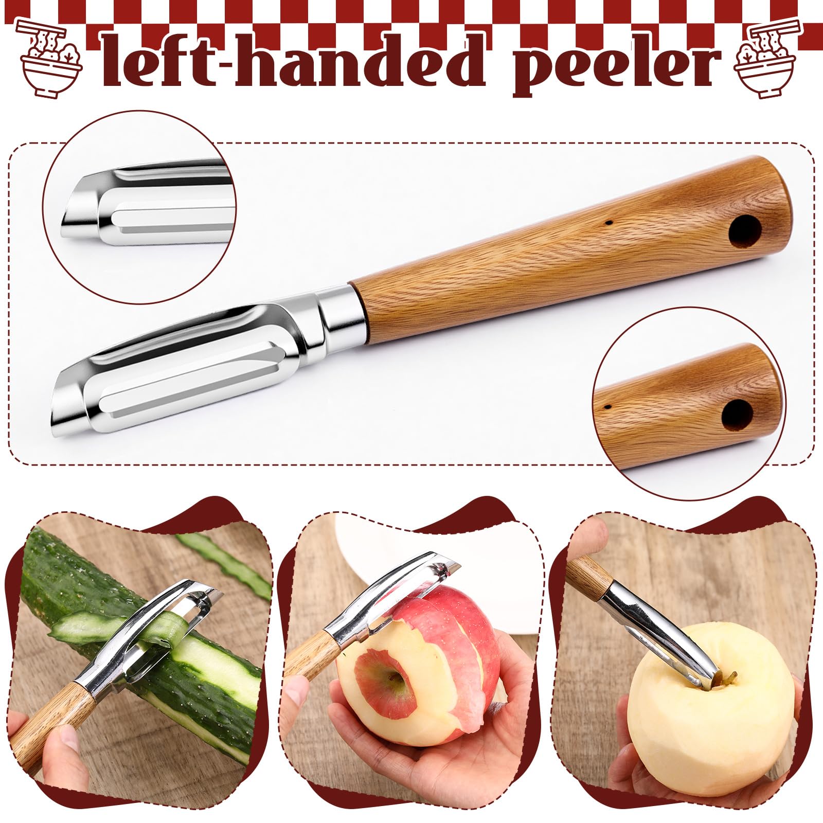 Universal size left handed kitchen tools by Leriton
