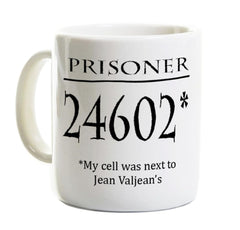 Les Miserables Prisoner 24602 Coffee Mug 11oz glossy ceramic