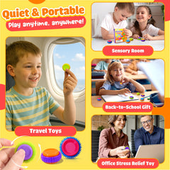 Safe soft silicone fidget toys for autism support by LESONG