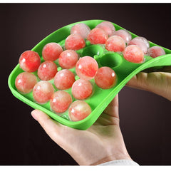 Lesunsul Round Ice Trays purple with lid