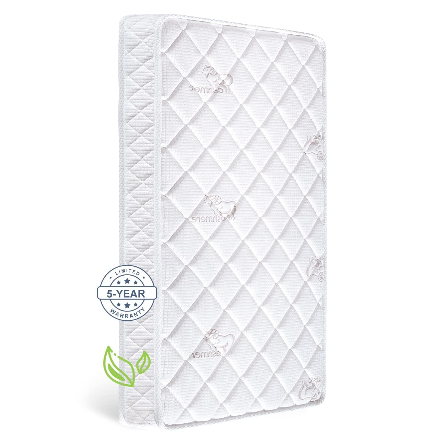 Letmxiu premium crib and toddler mattress memory foam core
