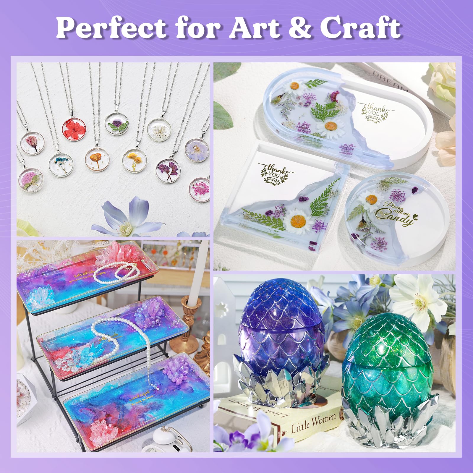 Bubble-free epoxy resin kit by LET'S RESIN