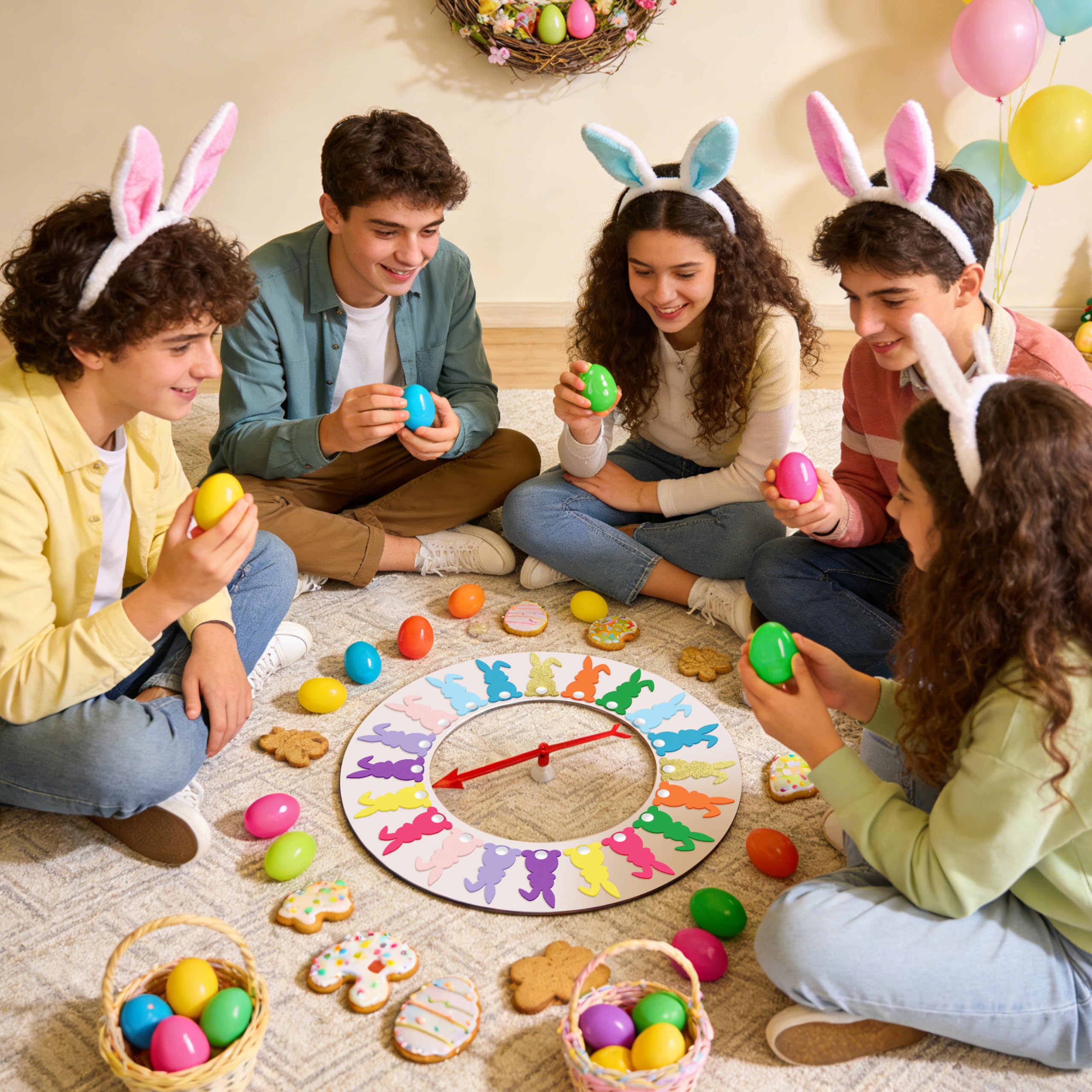 Letsroar Easter party game set components for parties