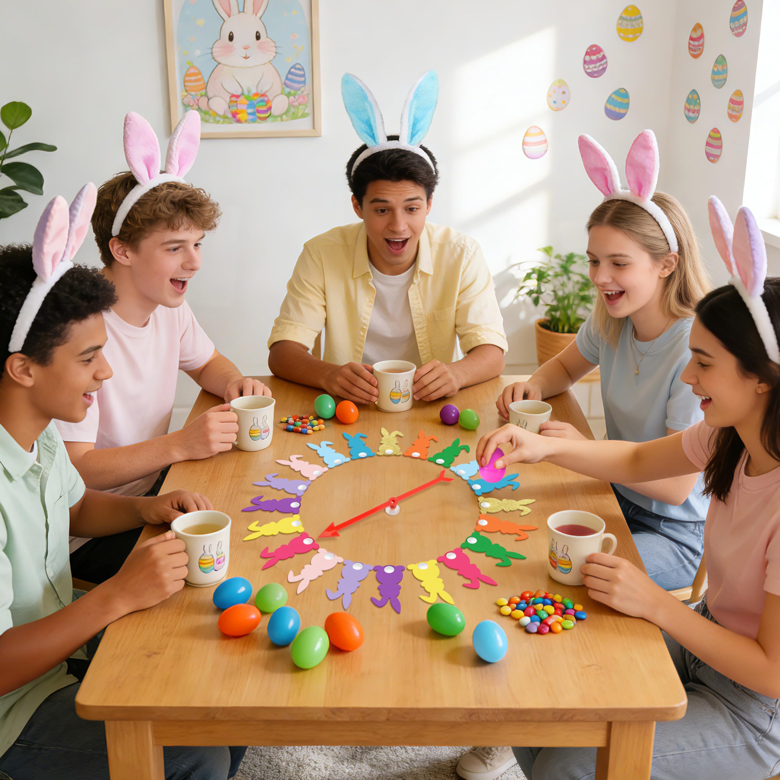 20 plastic eggs in 10 colors including gold for color matching