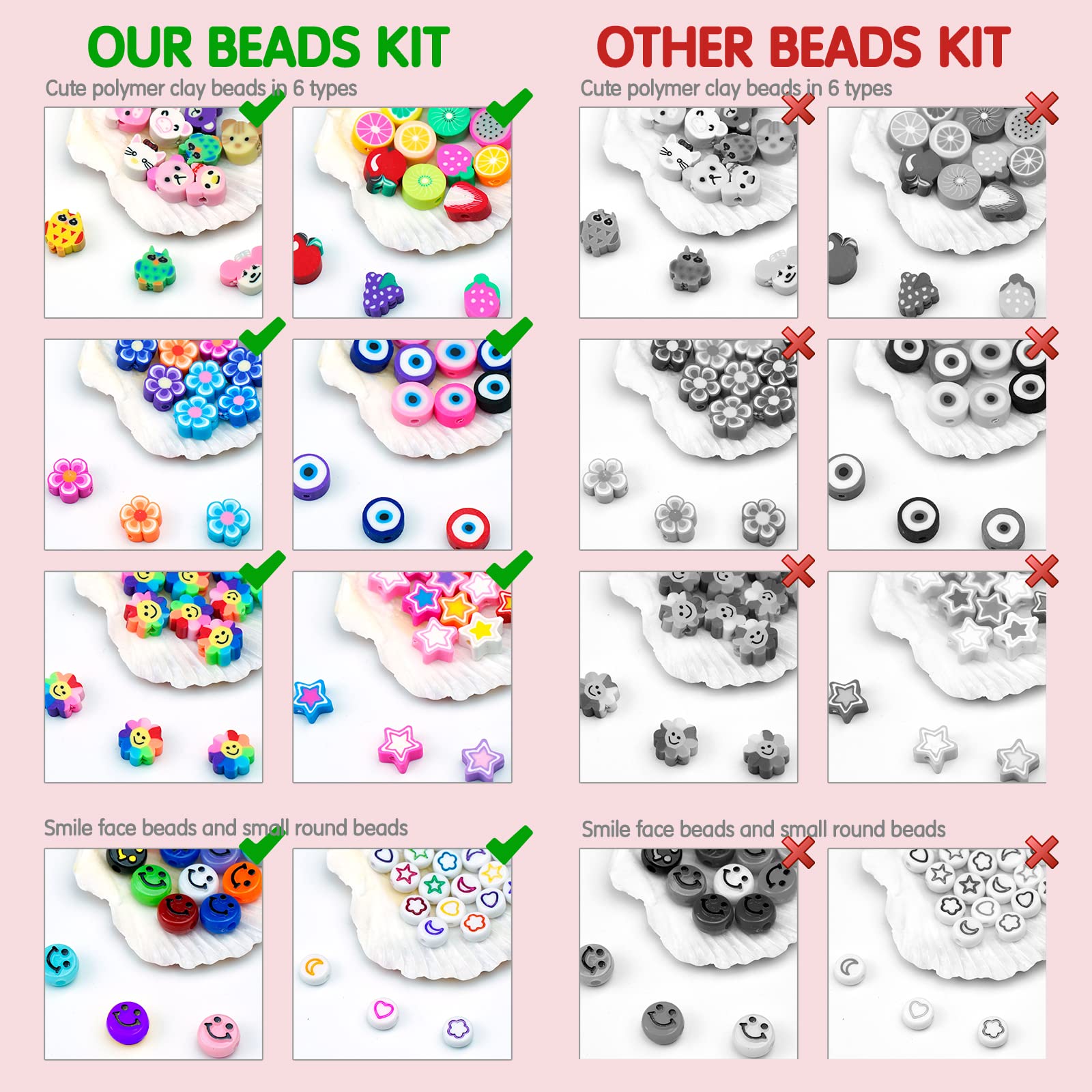 27-grid bead storage box for organized crafts