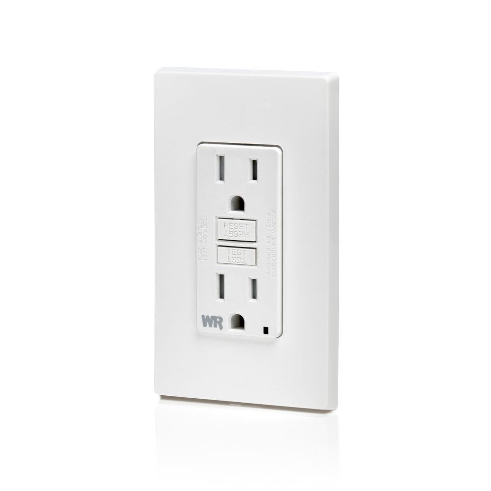 NEC outdoor GFCI safety Leviton GFWT1-W