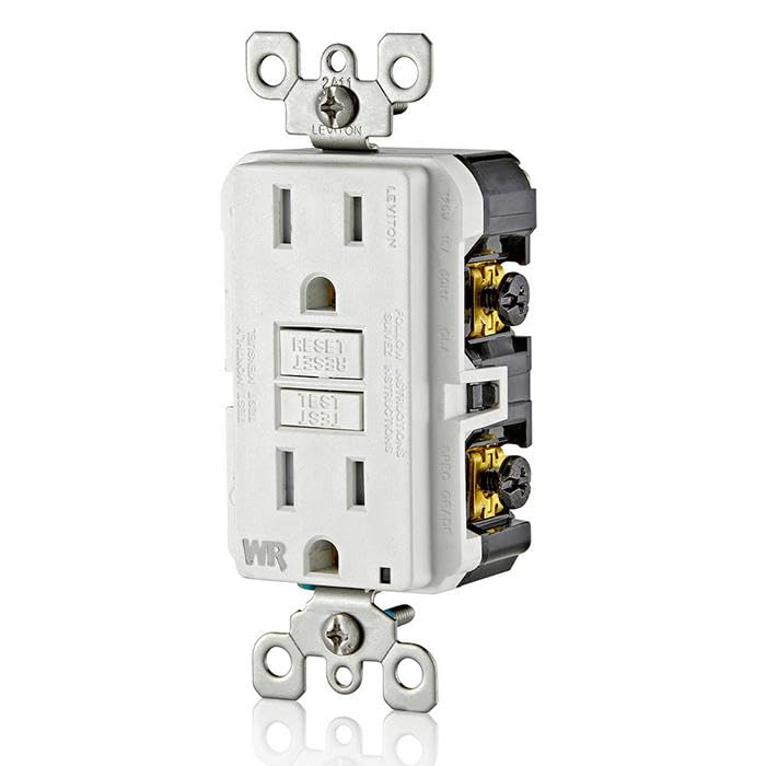 Leviton GFWT1-W 15 Amp GFCI outdoor outlet