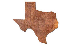 LewisMetalWork Texas State Outline Border Sign steel wall art decor