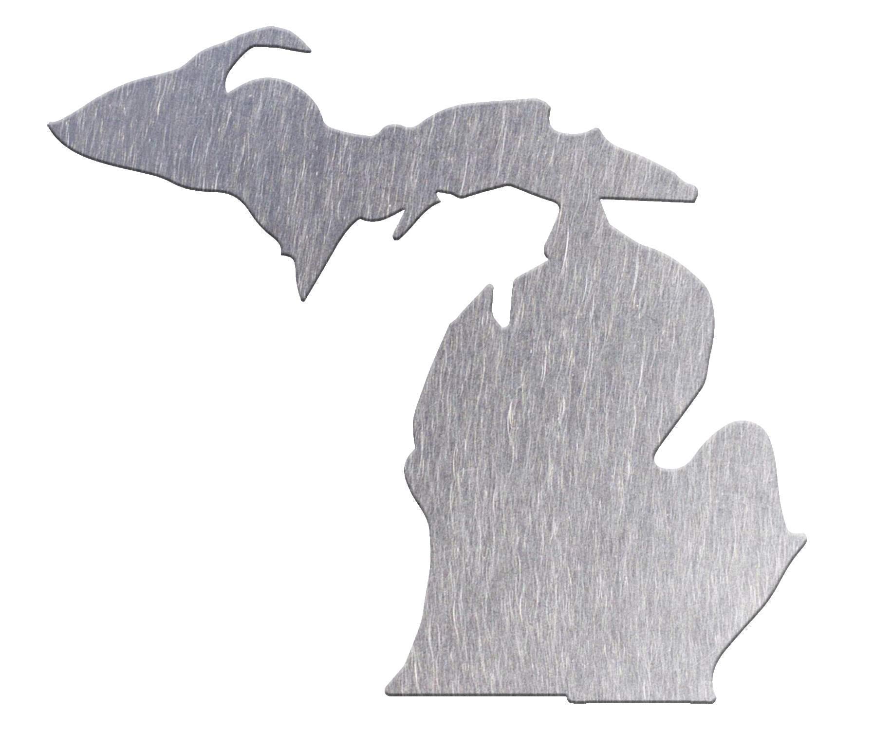 Michigan State outline metal wall decor by LewisMetalWork in steel