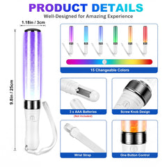 Each glow stick weighs 80 g