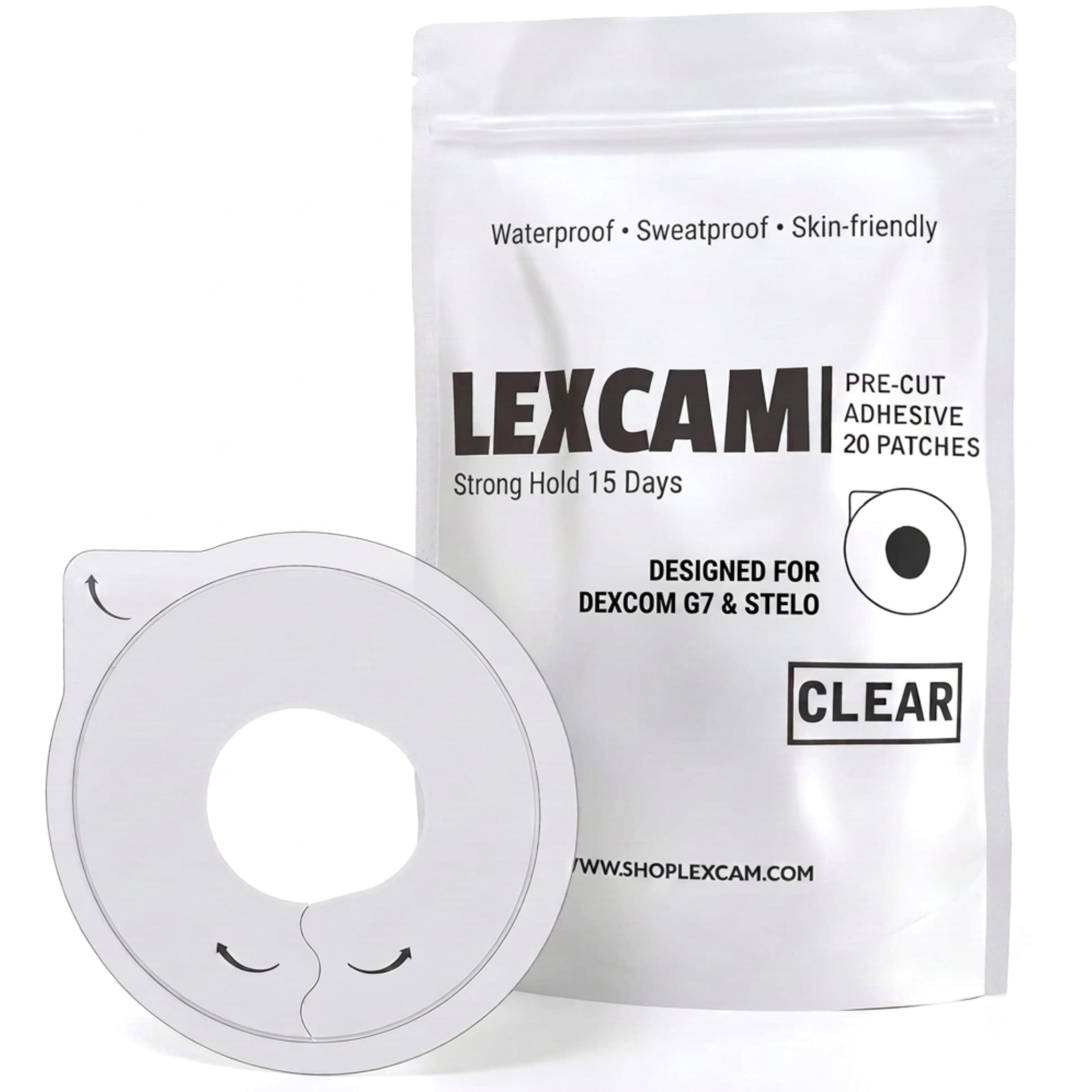 Lexcam Dexcom G7 patches 20 pack waterproof