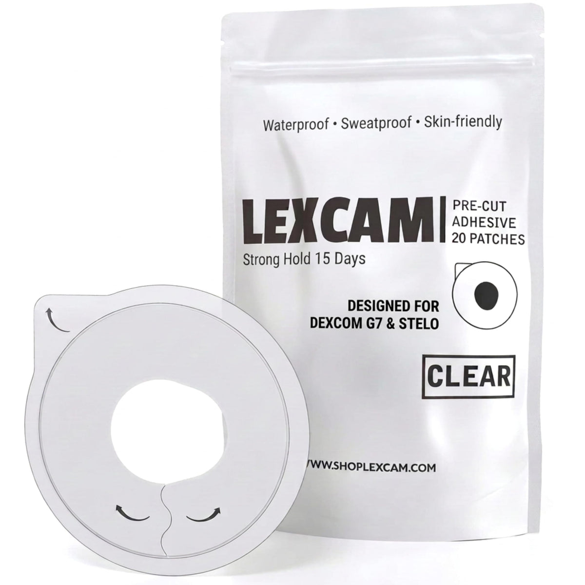 Lexcam Dexcom G7 patches 20 pack waterproof