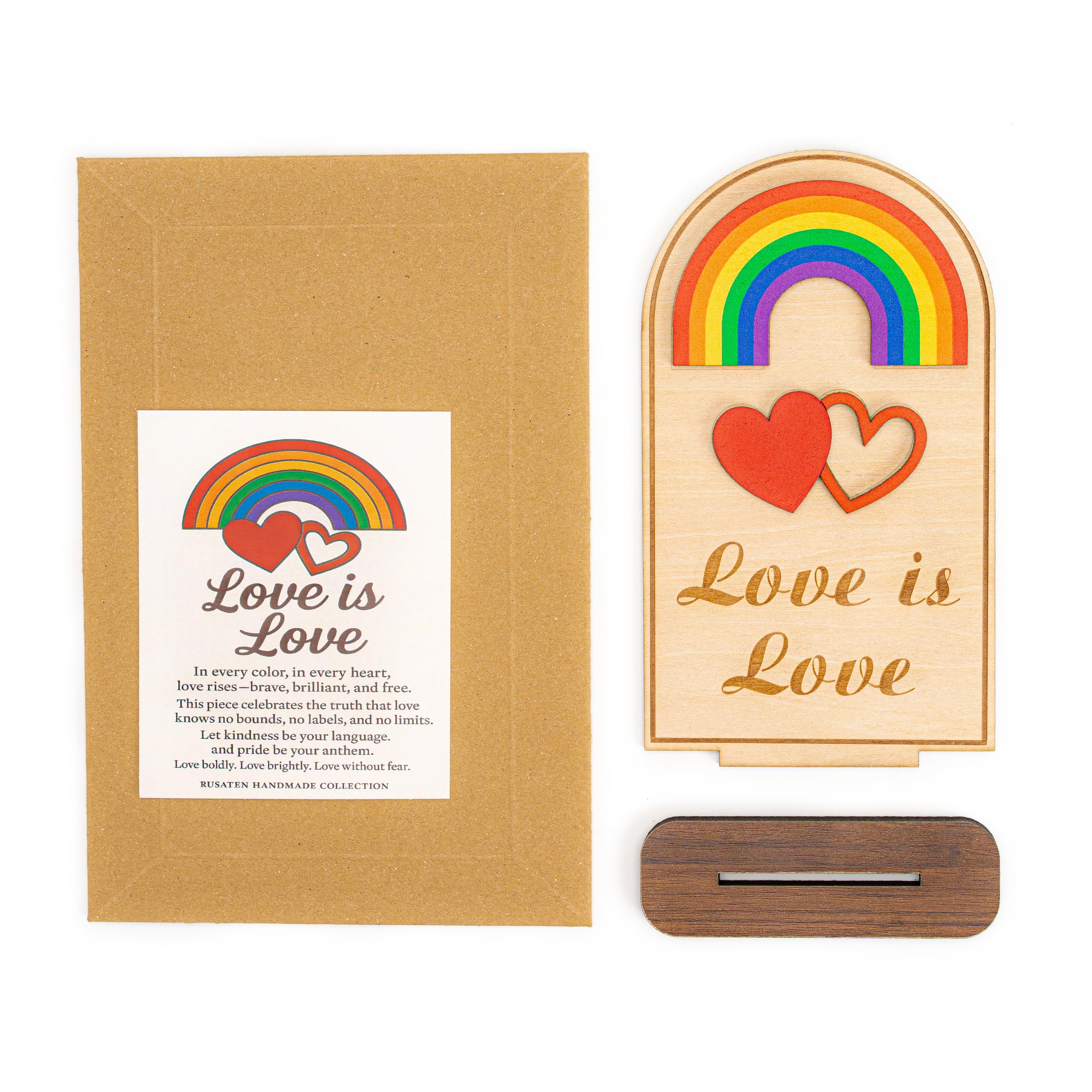 LGBTQ rainbow decor for home office or bedroom
