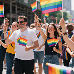 LGBTQ rainbow tattoos sheets for Pride celebrations